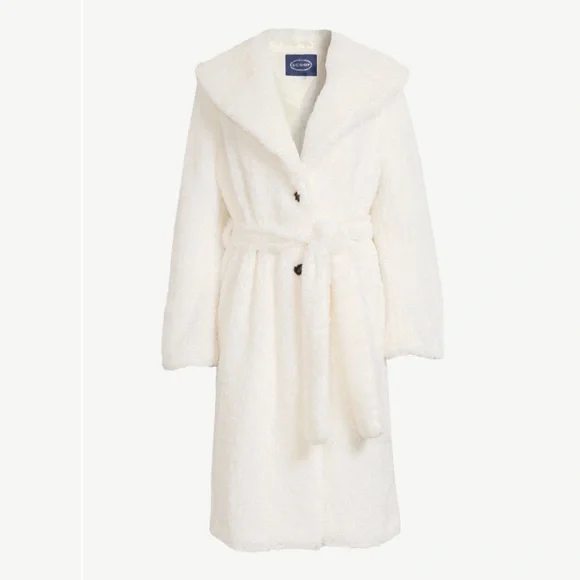 🆕 SUPER PLUSH Teddy Jacket with Shawl Collar & Belt (Only 2 left! Sizes M, XL!) - Picture 2 of 6